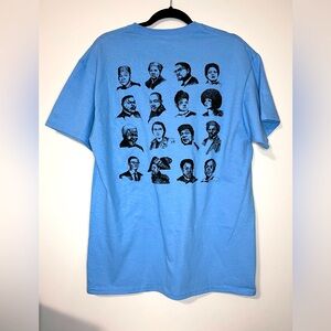 SAMEGANG Hero’s Leaders 100% Cotton Graphic Tee Unisex Oversized L Sz L NWOT